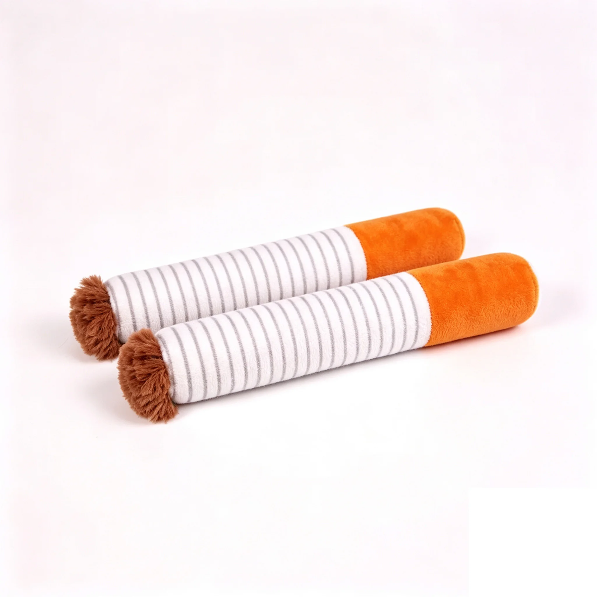 Plush Cigarette Dog Chew Toy Great for Doggy Photo Shoot Puppy Smoking Butts Funny