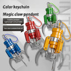 The Claw Machine Doll Grab-Clip Keychain Can Clip Simulated Mini Color Claw Keychain Bag Pendant Accessories for Party Gifts New