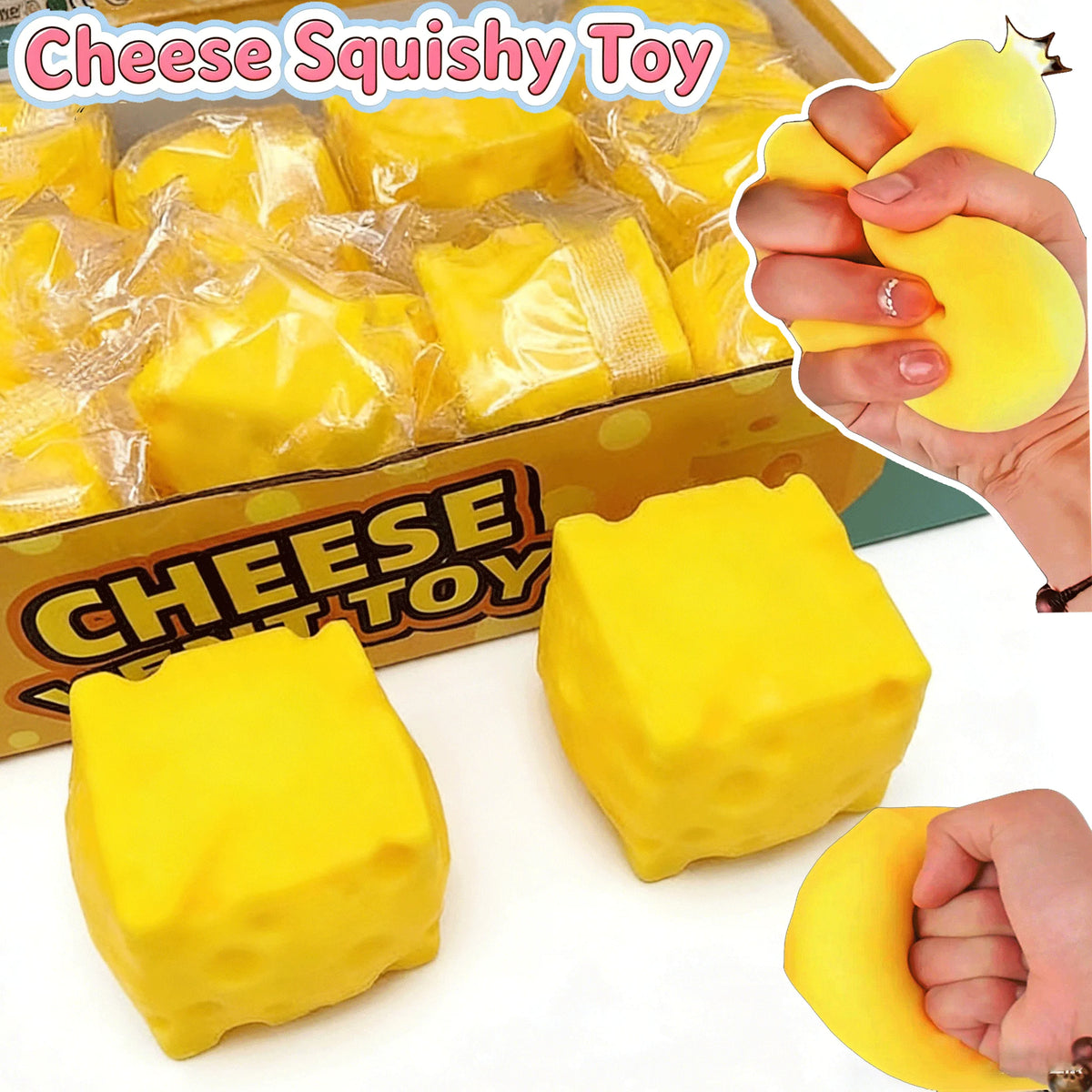 Squishy Cheese Cube