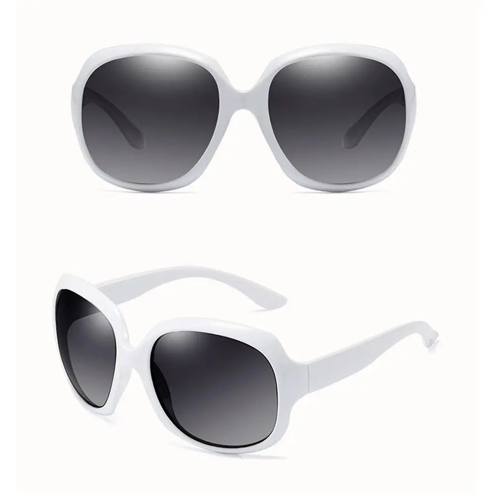 Vintage Oversized Sunglasses - Bug Eye Style Big Lens Sun Glasses 