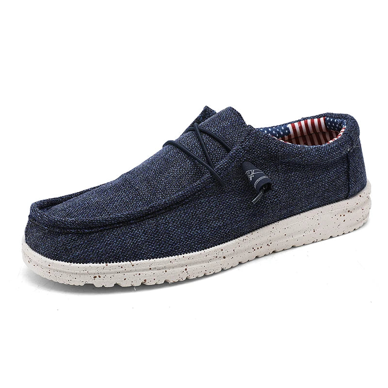 Hey Jude's Dude Shoes – blue denim canvas casual shoes