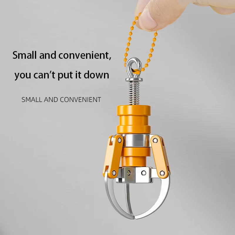 The Claw Machine Doll Grab-Clip Keychain Can Clip Simulated Mini Color Claw Keychain Bag Pendant Accessories for Party Gifts New