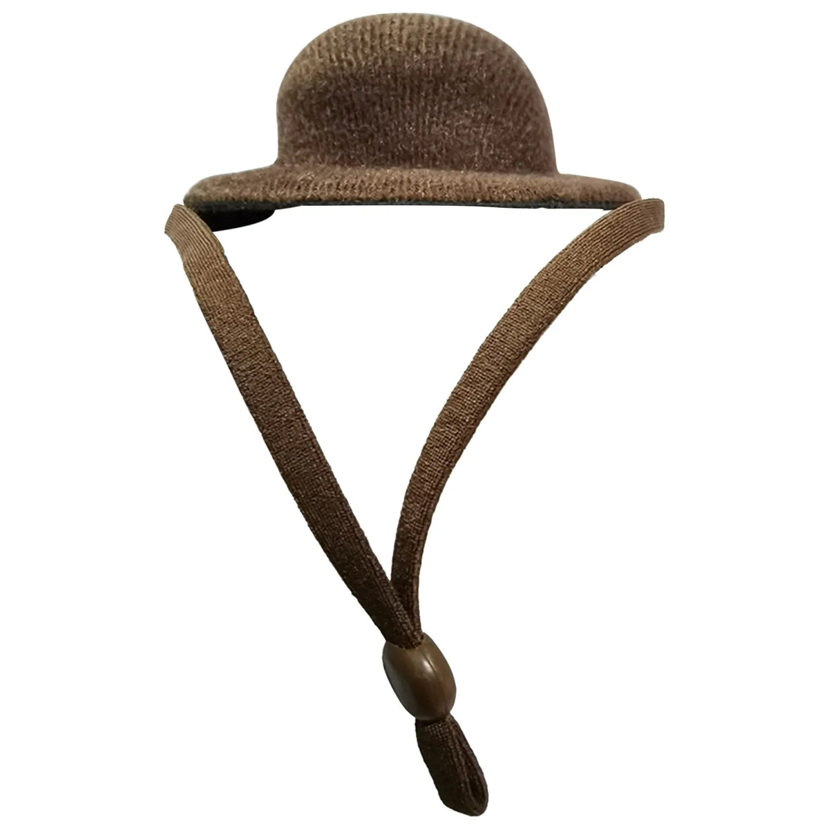 Brown funny chicken hat for hens and roosters with adjustable chin strap