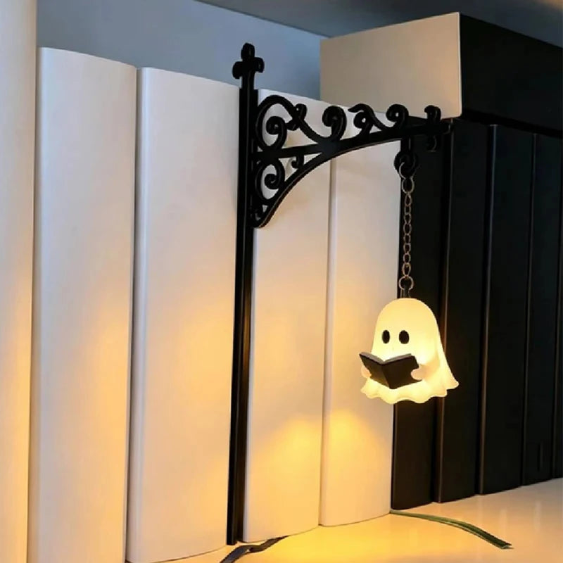 Spooky Ghost Bookshelf Lamp Library Lantern