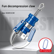 PrizeClaw blue mini arcade grabber keychain