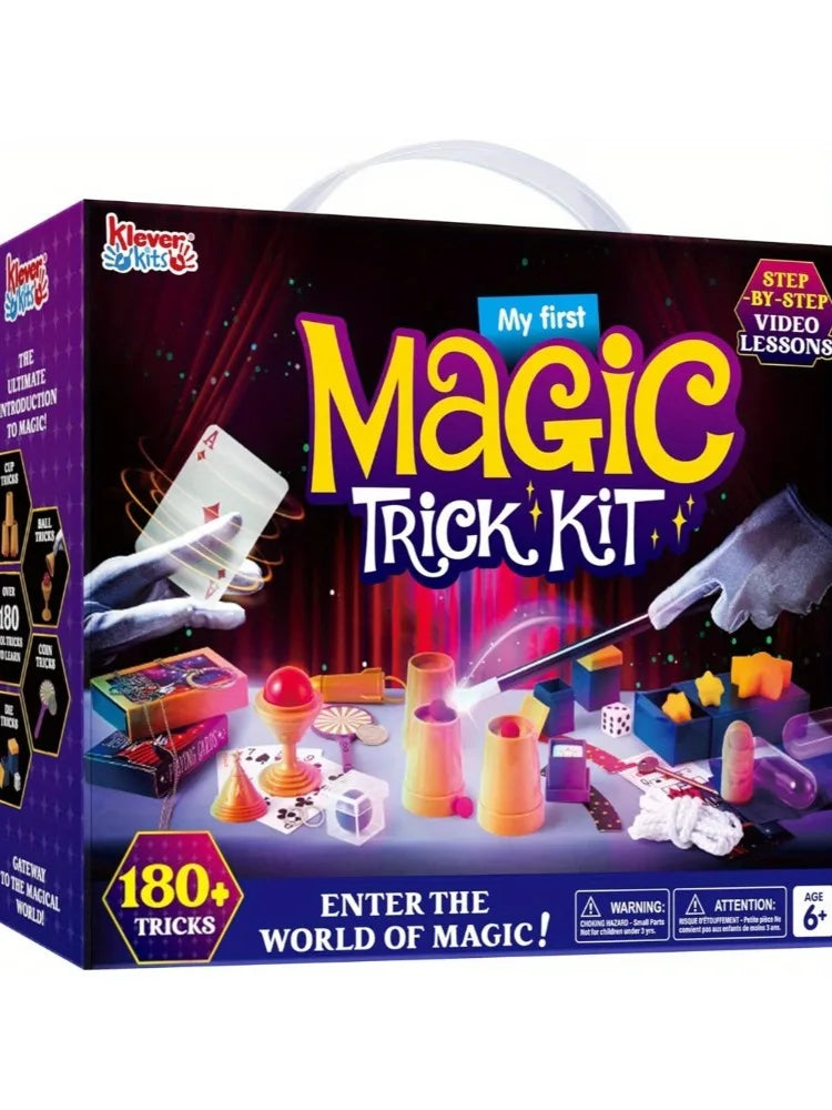 Klever Kits 180+ Magic Set box with carry handle for ages 6+