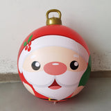 JumboJoy 23.6-Inch Inflatable Christmas Ornament – Outdoor PVC Holiday Decor