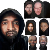 FaceFlip full-face mesh costume mask — product detail 2