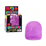 Purple gumdrop textured squishy toy