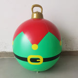 JumboJoy 23.6-Inch Inflatable Christmas Ornament – Outdoor PVC Holiday Decor