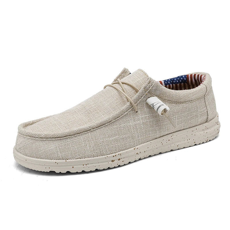 Hey Jude's Dude Shoes – beige canvas casual shoes