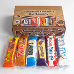 Assorted chocolate bar squishy designs; assortment varies