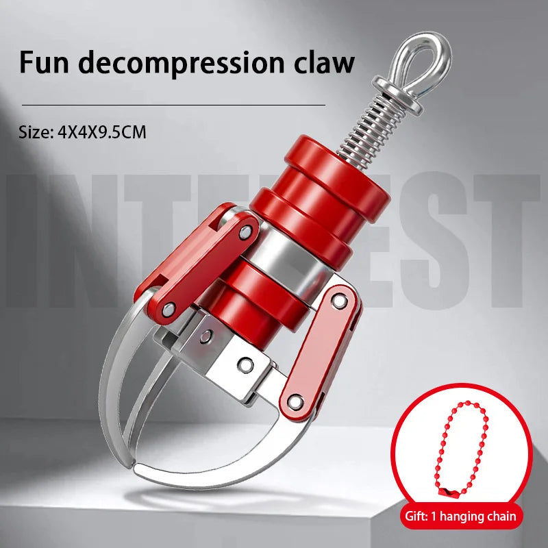 The Claw Machine Doll Grab-Clip Keychain Can Clip Simulated Mini Color Claw Keychain Bag Pendant Accessories for Party Gifts New