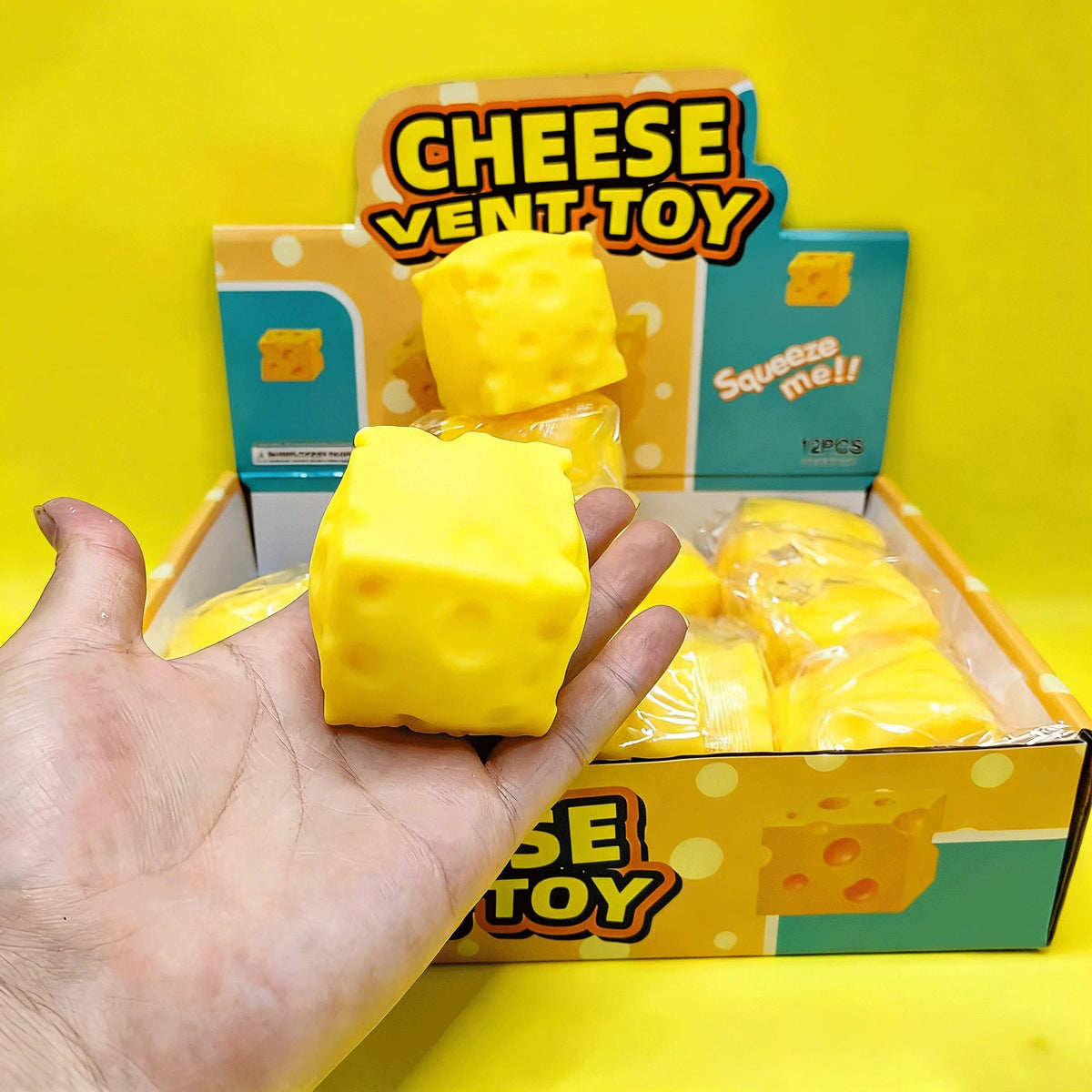 Squishy Cheese Cube