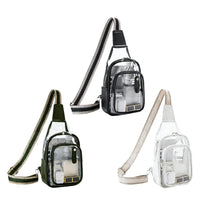 Clear Crossbody Bag Clear Bag for Stadium Events Clear Purses for Women Men