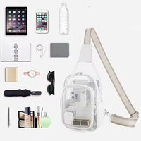 Clear Crossbody Bag Clear Bag for Stadium Events Clear Purses for Women Men