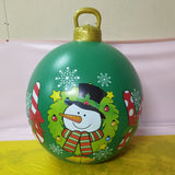 JumboJoy 23.6-Inch Inflatable Christmas Ornament – Outdoor PVC Holiday Decor