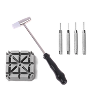 PinBench watch link remover holder and 7.5 inch hammer