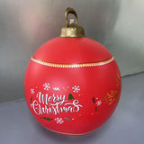 JumboJoy 23.6-Inch Inflatable Christmas Ornament – Outdoor PVC Holiday Decor