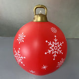 JumboJoy 23.6-Inch Inflatable Christmas Ornament – Outdoor PVC Holiday Decor