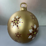 JumboJoy 23.6-Inch Inflatable Christmas Ornament – Outdoor PVC Holiday Decor