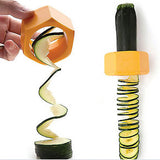 SpiralTwist manual cucumber spiral slicer and vegetable garnish cutter