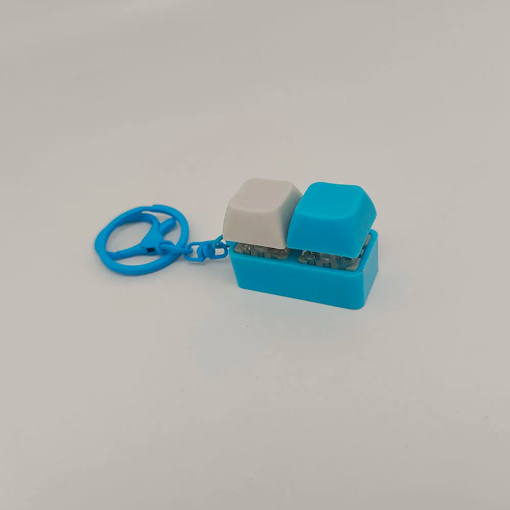 Mechanical Keyboard Pop Fidget Keychain Bag Charm