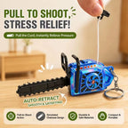 FTCY Mini Chainsaw Model Key Rings Pendant Realistic Logging Saw Key Adults Stress Relief Keychains Funny Key Gift