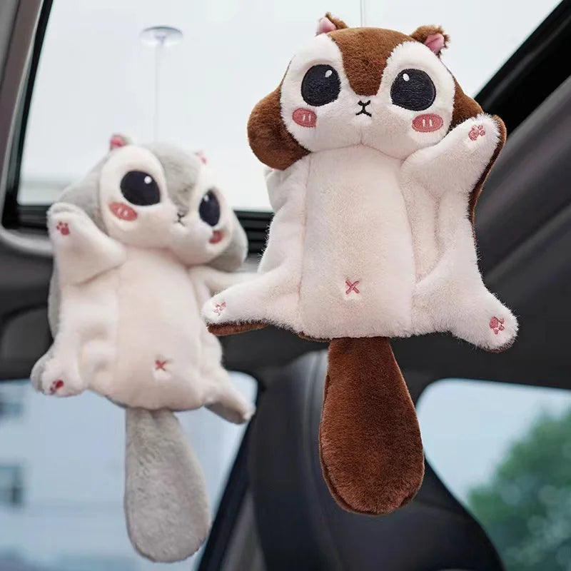 Cute Flying Squirrel Plush Pendant Bag Charm Keychain 