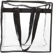 ClearLine Duo transparent PVC tote for concerts and events