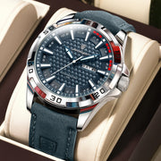 Original Men Watch Luxury Waterproof Luminous Date Week Watch for Man Quartz Leather Fashion Men'S Watches Reloj Hombre