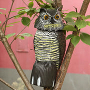 HootMotion realistic PE owl sculpture for yard and garden