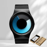 NEW Creative Quartz Watches Men Top Fashion Brand Casual Stainless Steel Mesh Band Unisex Watch Clock Male Female Gentleman Gift
