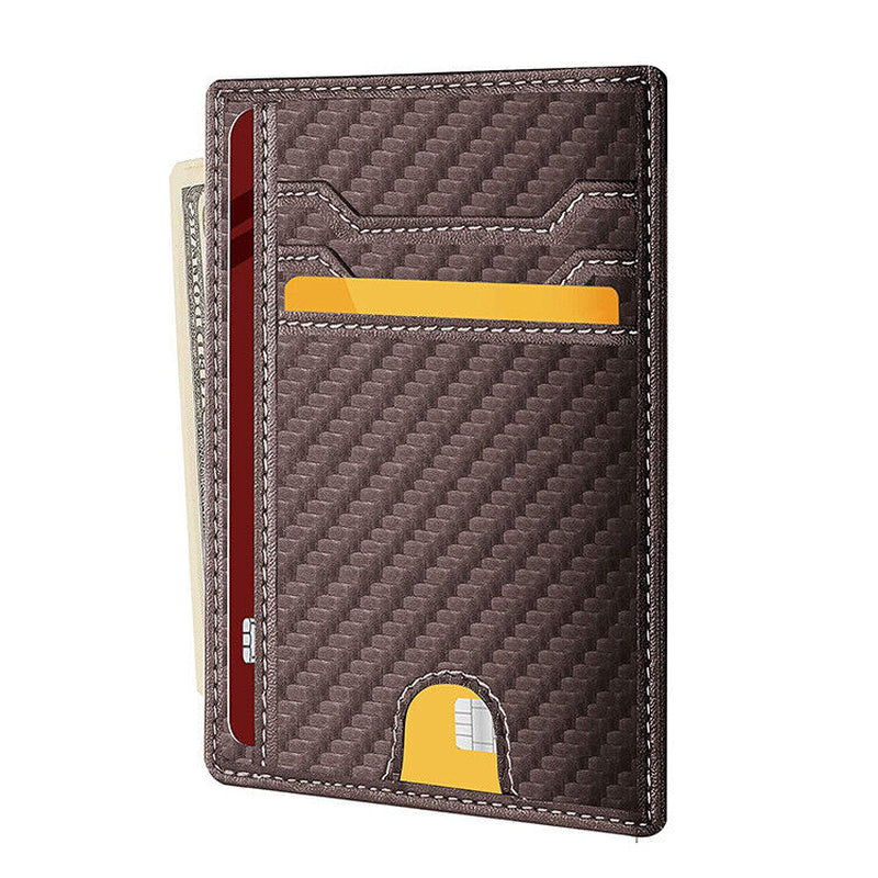 Carbon-Texture Coffee wallet