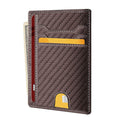 Carbon-Texture Coffee wallet