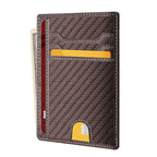 Carbon-Texture Coffee wallet