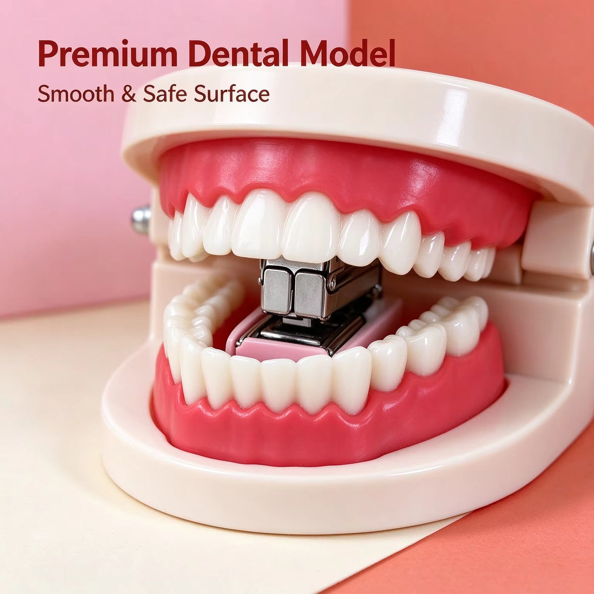 Creative Tooth Teeth Stapler Funny Prank Novelty Stationery Mini Portable Staplers Office School Student Desk Supplies Gift