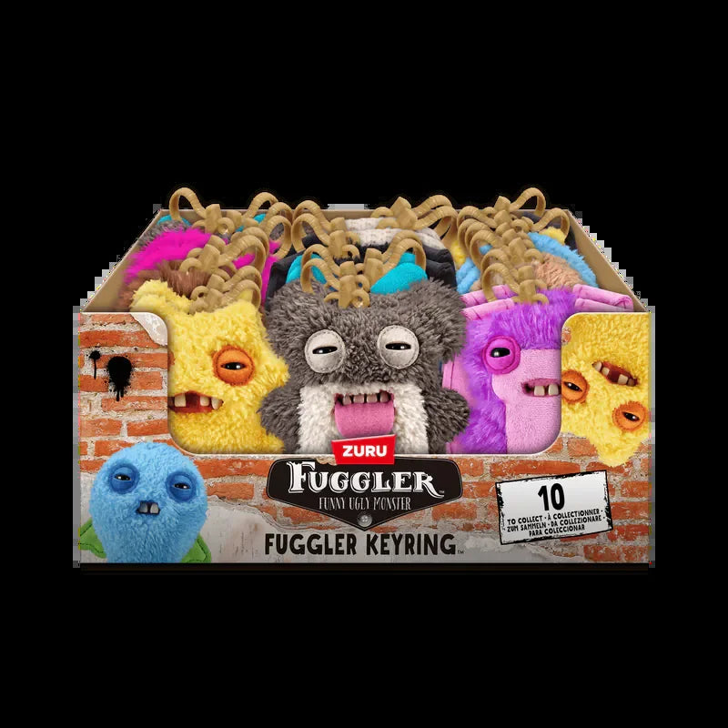 Original  Keychain Series 5 Funny Fugg Ugly Monster Plush Toys Cartoon Backpack Pendant Dolls Stuffed Peluche Gifts 11CM