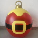JumboJoy 23.6-Inch Inflatable Christmas Ornament – Outdoor PVC Holiday Decor