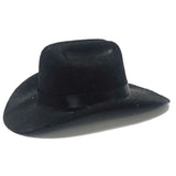 Black / Ribbon adjustable cowboy hat for cats and small dogs