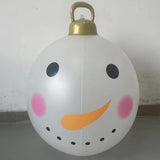JumboJoy 23.6-Inch Inflatable Christmas Ornament – Outdoor PVC Holiday Decor