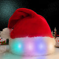 LED Light Up Christmas Santa Hat