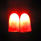 2/4/6Pcs Magic Light up Finger Fingers LED Tricks Thumb Props Christmas Christmas Festival Party Novelty Funny Toys