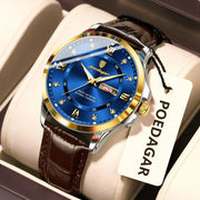 POEDAGAR 855 Heritage Weekday Watch front view
