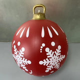 JumboJoy 23.6-Inch Inflatable Christmas Ornament – Outdoor PVC Holiday Decor