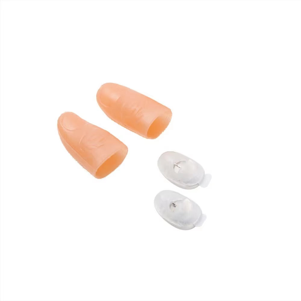 2/4/6Pcs Magic Light up Finger Fingers LED Tricks Thumb Props Christmas Christmas Festival Party Novelty Funny Toys