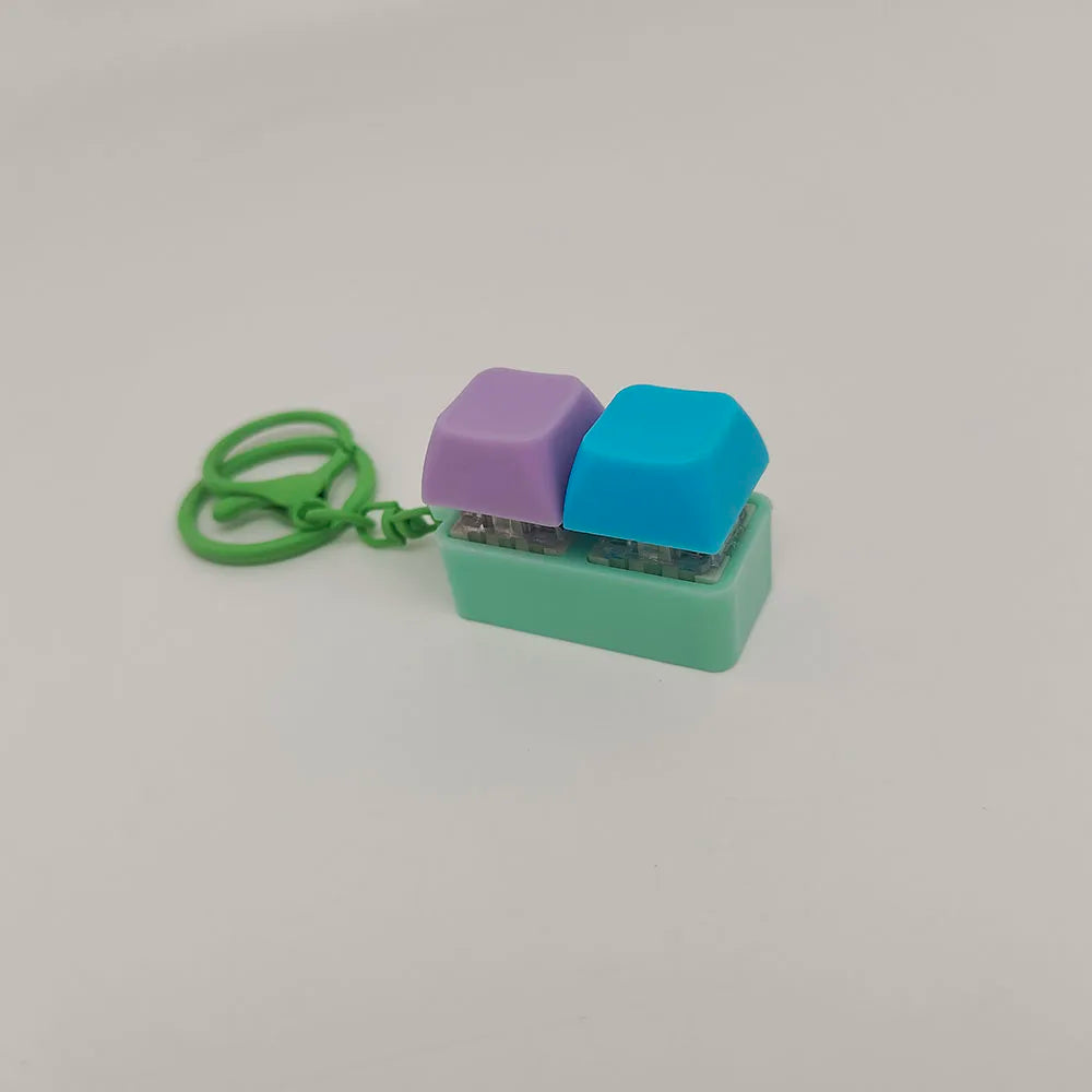 Mechanical Keyboard Pop Fidget Keychain Bag Charm