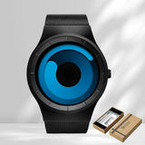 NEW Creative Quartz Watches Men Top Fashion Brand Casual Stainless Steel Mesh Band Unisex Watch Clock Male Female Gentleman Gift