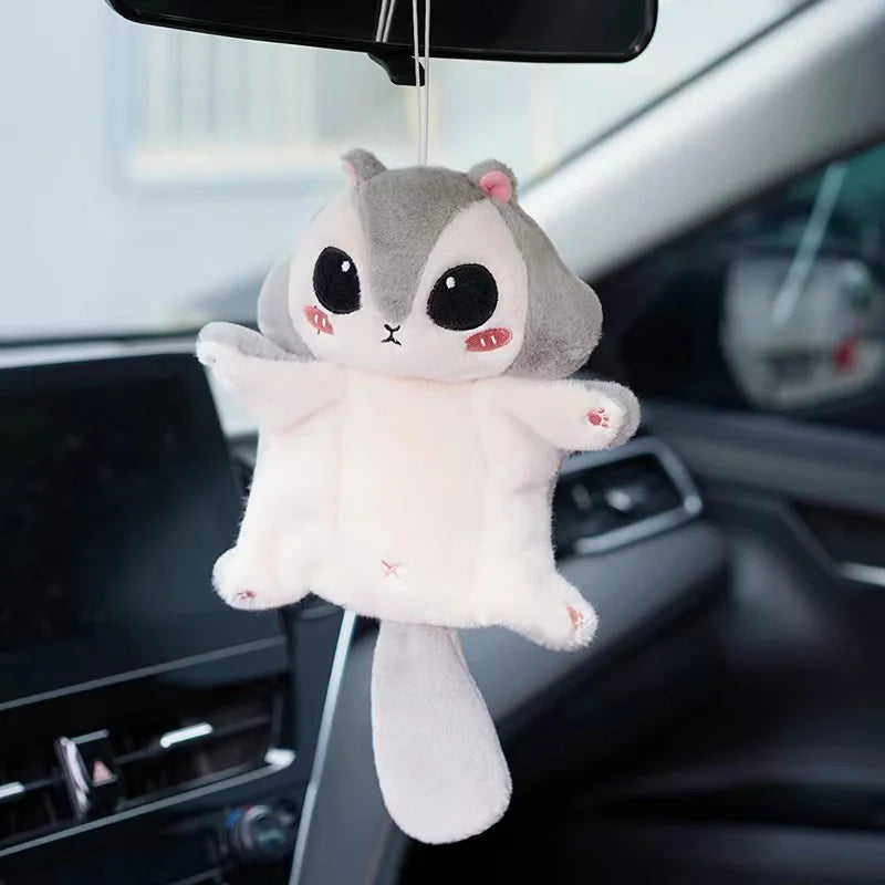 Cute Flying Squirrel Plush Pendant Bag Charm Keychain 