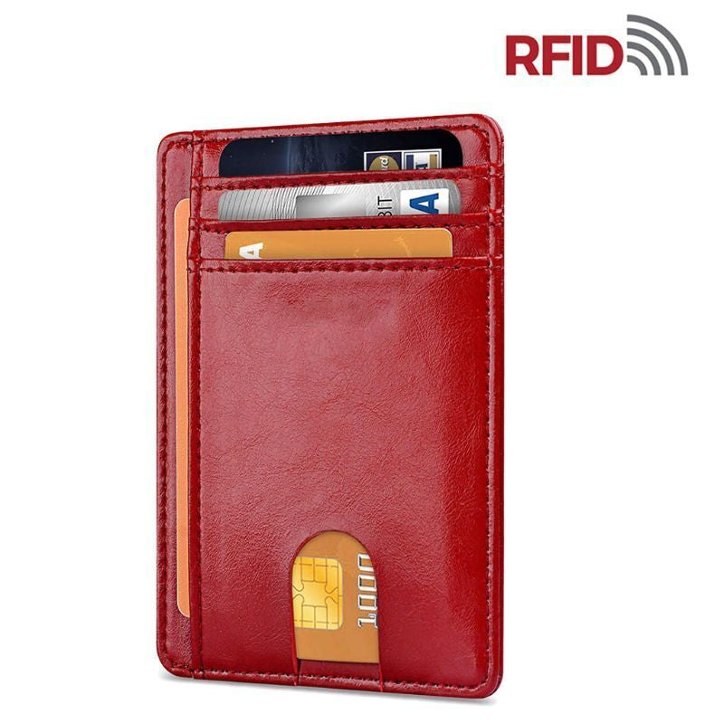 Smooth Red wallet